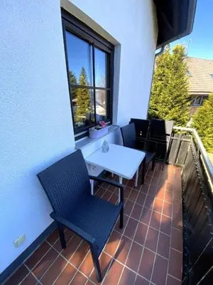 Ein Balkon oder eine Terrasse in der Unterkunft Wild at Harz