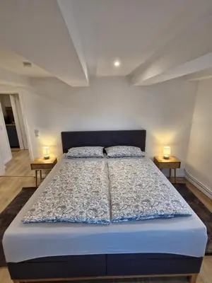 Ein Bett oder Betten in einem Zimmer der Unterkunft Goslar Anno 1679 - HarzZauber