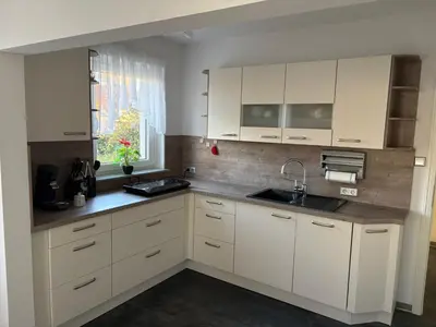 Küche/Küchenzeile in der Unterkunft Am Kattenberg
