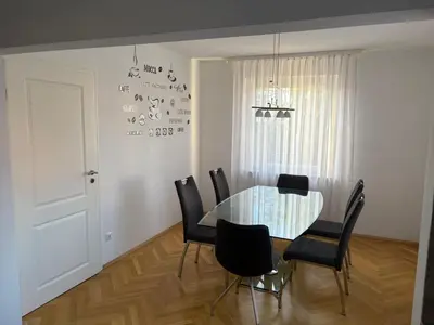 Ein Sitzbereich in der Unterkunft Am Kattenberg