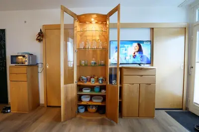 Küche/Küchenzeile in der Unterkunft Ferienwohnung Relax 6