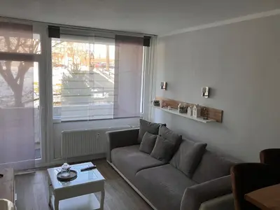 Ein Sitzbereich in der Unterkunft 