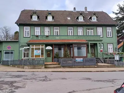 Das Gebäude in dem sich die Ferienwohnung befindet