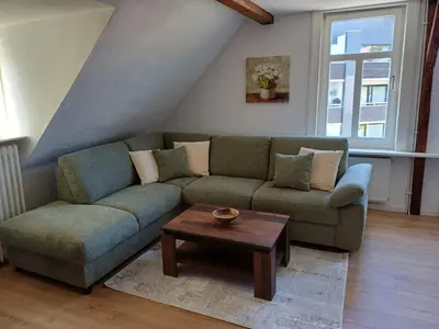 Ein Sitzbereich in der Unterkunft Poststüberl