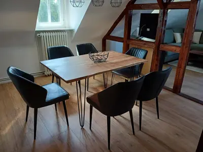 Ein Sitzbereich in der Unterkunft Poststüberl