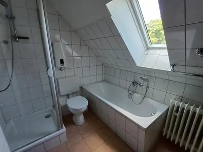 Ein Badezimmer in der Unterkunft Poststüberl