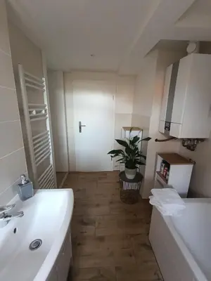 Ein Badezimmer in der Unterkunft Kleine Auszeit Quedlinburg