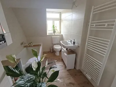 Ein Badezimmer in der Unterkunft Kleine Auszeit Quedlinburg