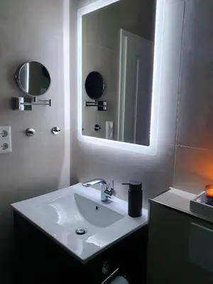 Ein Badezimmer in der Unterkunft CM Harz-Appartement