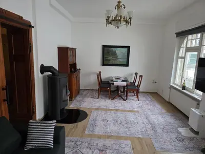 TV/Unterhaltungsangebot in der Unterkunft stilvolle Ferienwohnung an der St Nikolaikirche