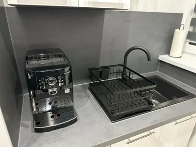 Küche/Küchenzeile in der Unterkunft Apartment SaGo 2