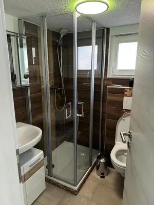 Ein Badezimmer in der Unterkunft Zum Herold