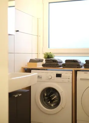 Küche/Küchenzeile in der Unterkunft Ferienwohnung Steinberg