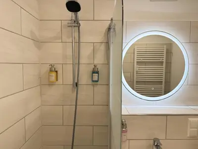 Ein Badezimmer in der Unterkunft NEU Bärenberg, Panorama Sauna Pool