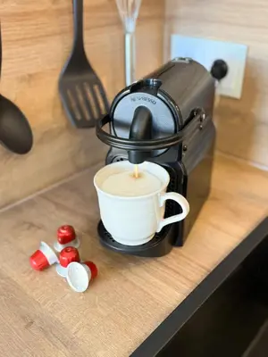 Kaffee-/Teezubehör in der Unterkunft NEU Bärenberg, Panorama Sauna Pool