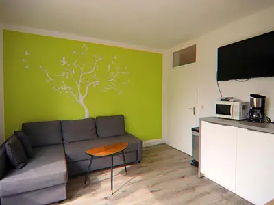 Küche/Küchenzeile in der Unterkunft Wohnung Braunlage nahe Wurmberg Skigebiet