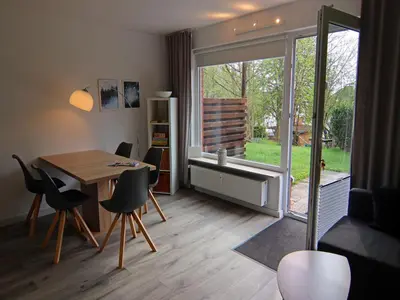 Ein Garten an der Unterkunft Wohnung Braunlage nahe Wurmberg Skigebiet