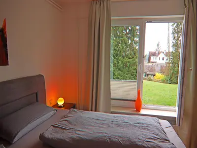 Ein Bett oder Betten in einem Zimmer der Unterkunft Wohnung Braunlage nahe Wurmberg Skigebiet