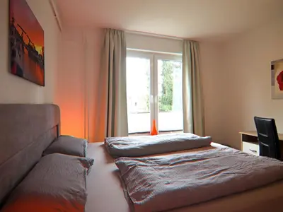 Ein Bett oder Betten in einem Zimmer der Unterkunft Wohnung in Braunlage nahe Wurmberg Skilift