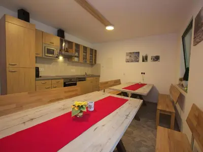 Küche/Küchenzeile in der Unterkunft Ferienwohnung im Haus Schiefertal, Wieda