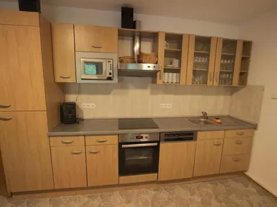Küche/Küchenzeile in der Unterkunft Ferienwohnung im Haus Schiefertal, Wieda