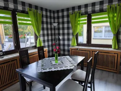 Ein Sitzbereich in der Unterkunft Holiday home Isabel