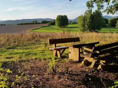 Naturlandschaft in der Nähe des Ferienhauses