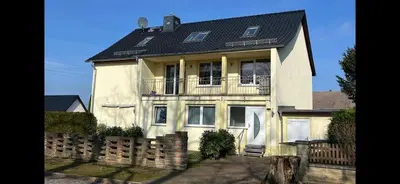 Das Gebäude in dem sich die Ferienwohnung befindet