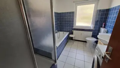 Ein Badezimmer in der Unterkunft Haus Samantha