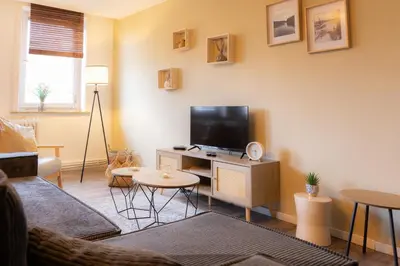 TV/Unterhaltungsangebot in der Unterkunft Harter Brocken Tatort Apartment 2 Einheiten