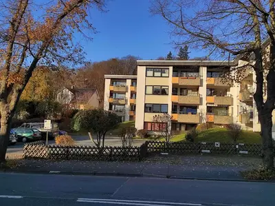 Das Gebäude in dem sich die Ferienwohnung befindet