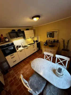 Küche/Küchenzeile in der Unterkunft Villa Dankward