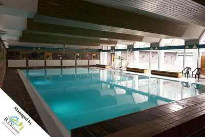 Der Swimmingpool an oder in der Nähe von Burgbergblick
