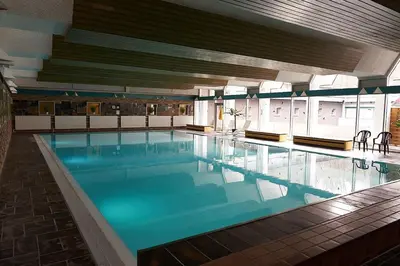 Der Swimmingpool an oder in der Nähe von Burgbergblick