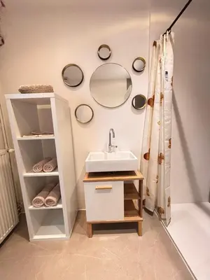 Ein Badezimmer in der Unterkunft Ferienwohnung Altstadt Goslar