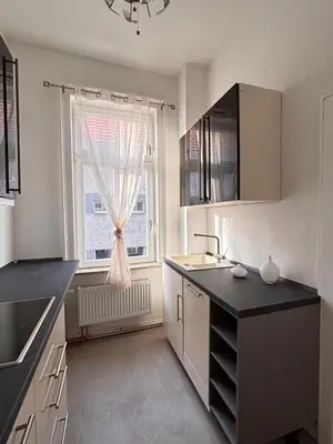 Küche/Küchenzeile in der Unterkunft Ferienwohnung Altstadt Goslar