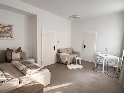 Ein Sitzbereich in der Unterkunft Ferienwohnung Altstadt Goslar