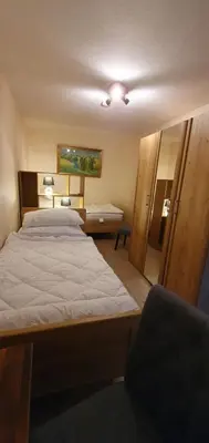Ein Bett oder Betten in einem Zimmer der Unterkunft Schau ins Land 2