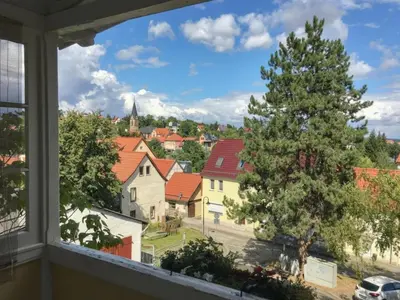 Das Gebäude in dem sich die Ferienwohnung befindet