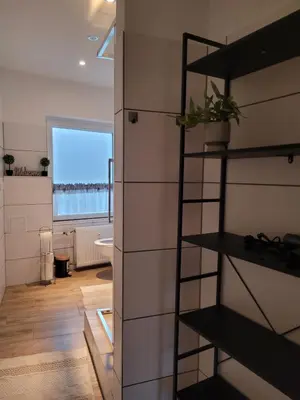 Ein Badezimmer in der Unterkunft Fewo Langenstein