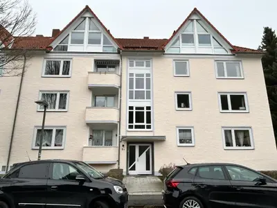 Das Gebäude in dem sich die Ferienwohnung befindet