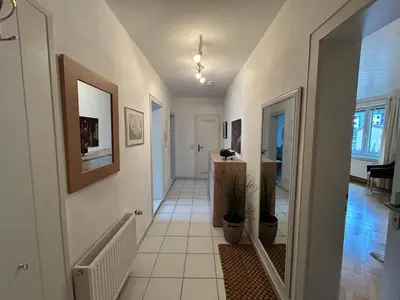 Ein Bett oder Betten in einem Zimmer der Unterkunft Ferienwohnung Vollmer
