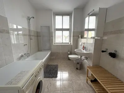 Ein Badezimmer in der Unterkunft Gästewohnung 