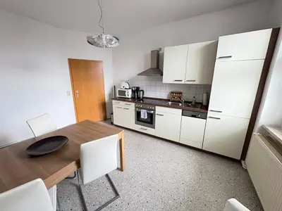 Küche/Küchenzeile in der Unterkunft Gästewohnung 