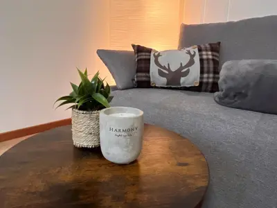 Ein Sitzbereich in der Unterkunft Lillys Apartment