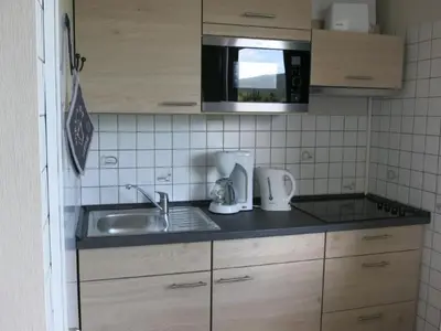 Küche/Küchenzeile in der Unterkunft Apartment Harz by Interhome
