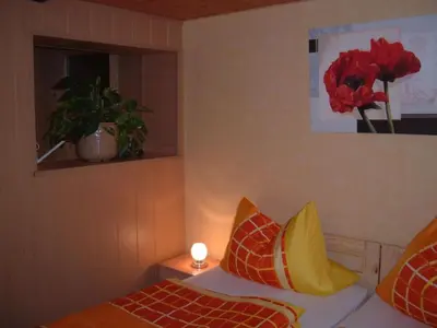 Ein Bett oder Betten in einem Zimmer der Unterkunft Apartment Wohnung in Wernigerode mit Garten by Interhome