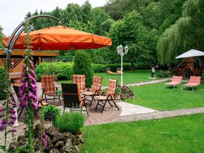 Ein Garten an der Unterkunft Holiday Home in Walkenried mit Schöner Terrasse by Interhome
