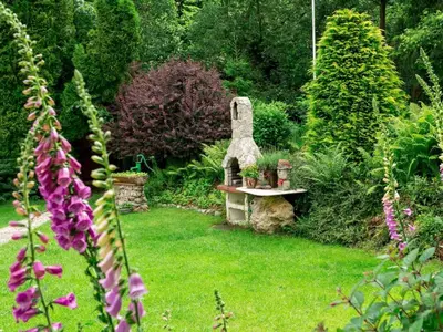 Ein Garten an der Unterkunft Holiday Home in Walkenried mit Schöner Terrasse by Interhome