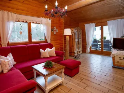 Ein Sitzbereich in der Unterkunft Apartment Tolles Appartement in Walkenried by Interhome